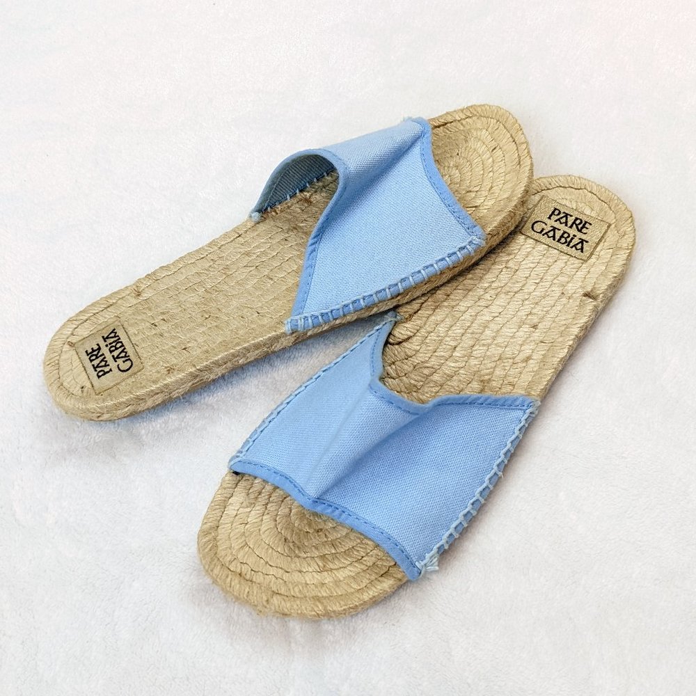 pare gabia espadrilles slide sandals